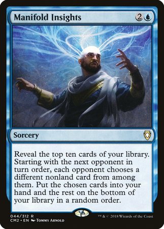 Manifold Insights [Commander Anthology Volume II] | Exor Games Bridgewater