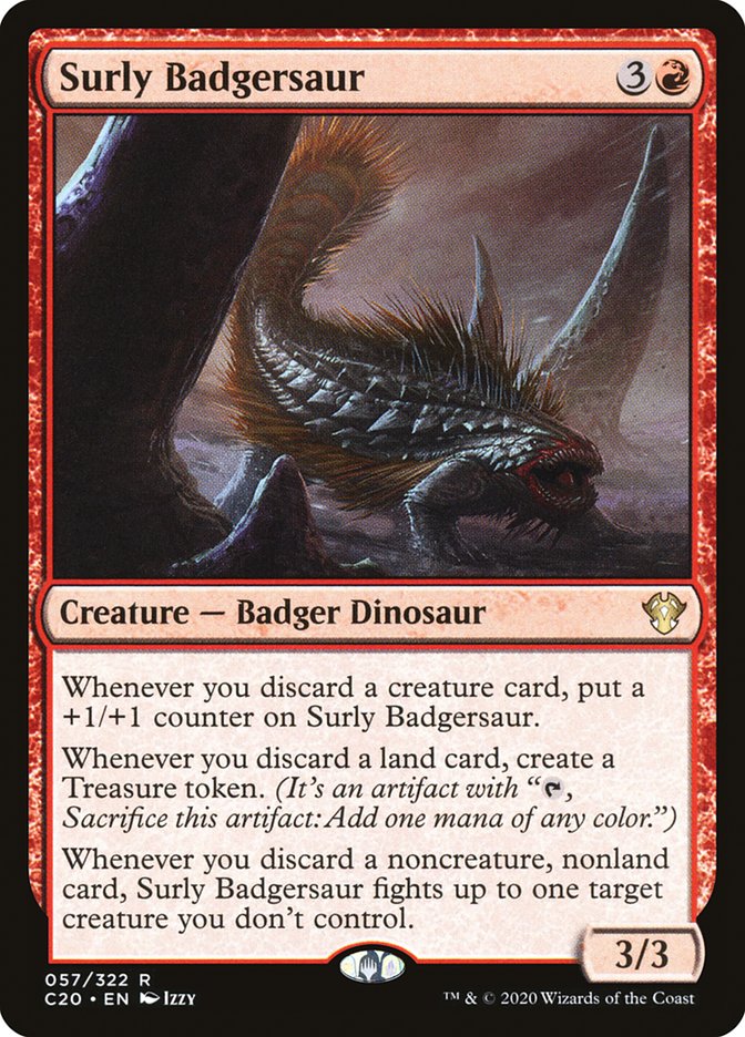 Surly Badgersaur [Commander 2020] | Exor Games Bridgewater