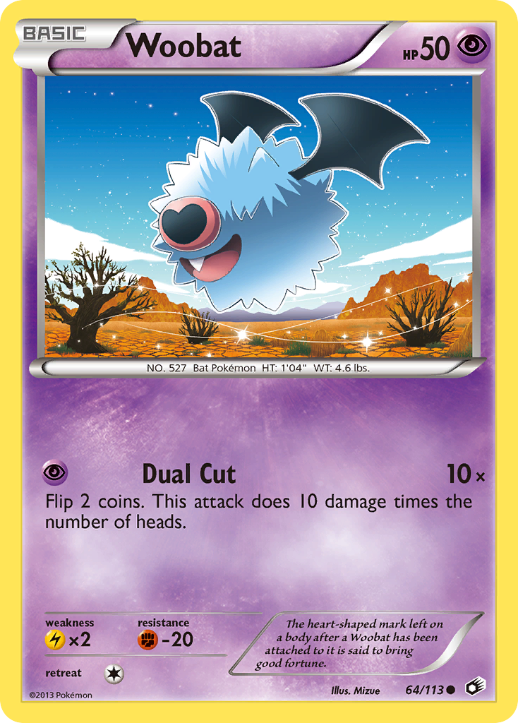 Woobat (64/113) [Black & White: Legendary Treasures] | Exor Games Bridgewater