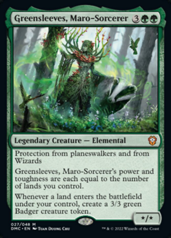 Greensleeves, Maro-Sorcerer [Dominaria United Commander] | Exor Games Bridgewater