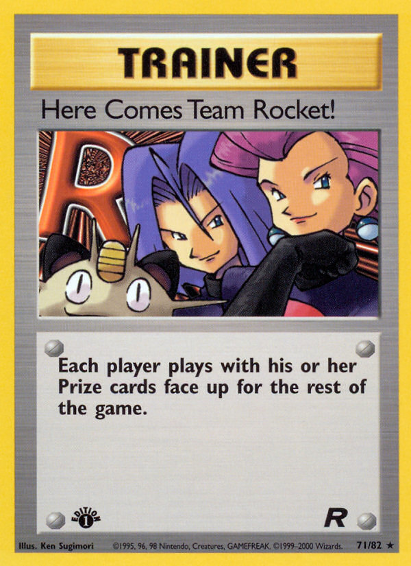 Here Comes Team Rocket! (71/82) [Team Rocket 1st Edition] | Exor Games Bridgewater