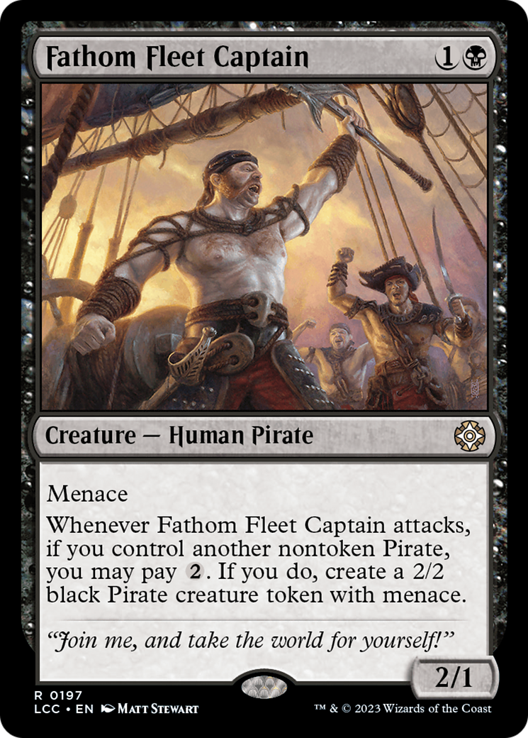 Fathom Fleet Captain [The Lost Caverns of Ixalan Commander] | Exor Games Bridgewater