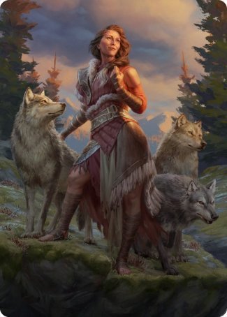 Arlinn, the Pack's Hope 1 Art Card [Innistrad: Midnight Hunt Art Series] | Exor Games Bridgewater