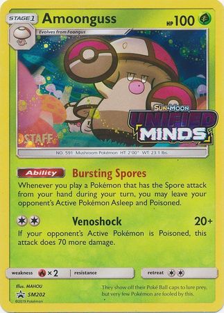 Amoonguss (SM202) (Staff Prerelease Promo) [Sun & Moon: Black Star Promos] | Exor Games Bridgewater