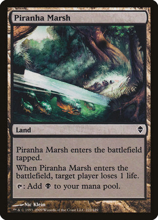 Piranha Marsh [Zendikar] | Exor Games Bridgewater