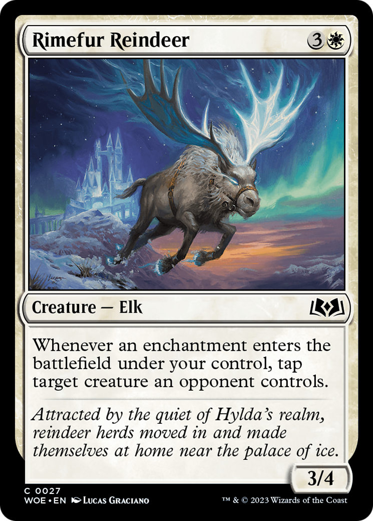 Rimefur Reindeer [Wilds of Eldraine] | Exor Games Bridgewater