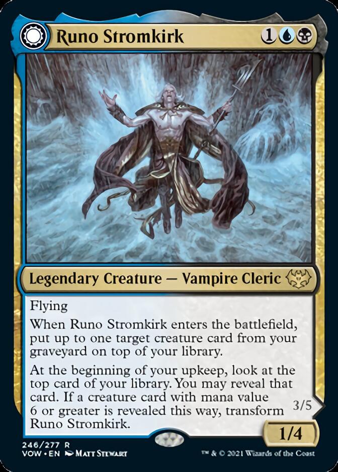 Runo Stromkirk // Krothuss, Lord of the Deep [Innistrad: Crimson Vow] | Exor Games Bridgewater