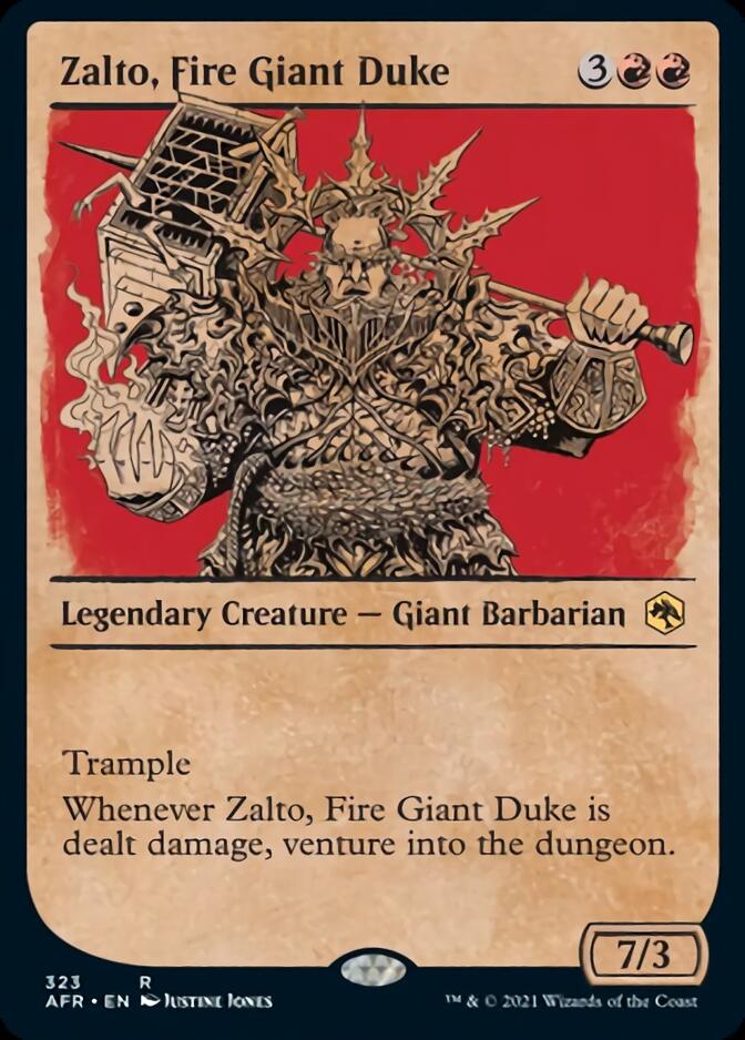 Zalto, Fire Giant Duke (Showcase) [Dungeons & Dragons: Adventures in the Forgotten Realms] | Exor Games Bridgewater