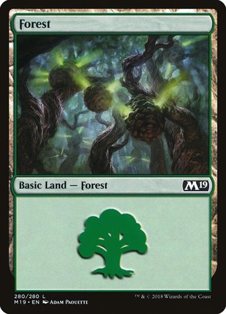 Forest (280) [Core Set 2019] | Exor Games Bridgewater