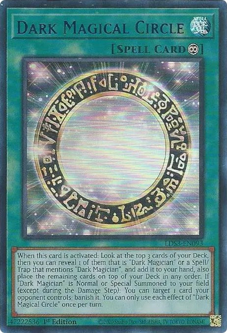 Dark Magical Circle (Blue) [LDS3-EN093] Ultra Rare | Exor Games Bridgewater