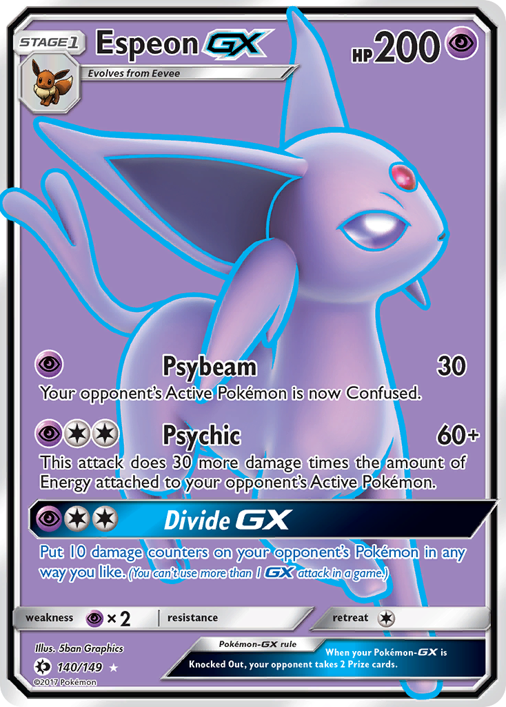 Espeon GX (140/149) [Sun & Moon: Base Set] | Exor Games Bridgewater