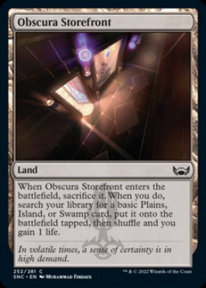 Obscura Storefront [Streets of New Capenna] | Exor Games Bridgewater