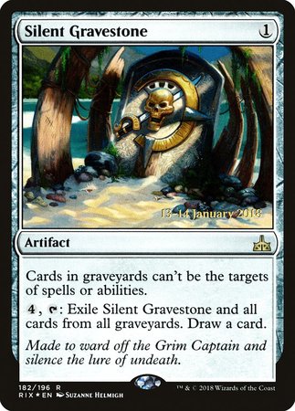 Silent Gravestone [Rivals of Ixalan Promos] | Exor Games Bridgewater