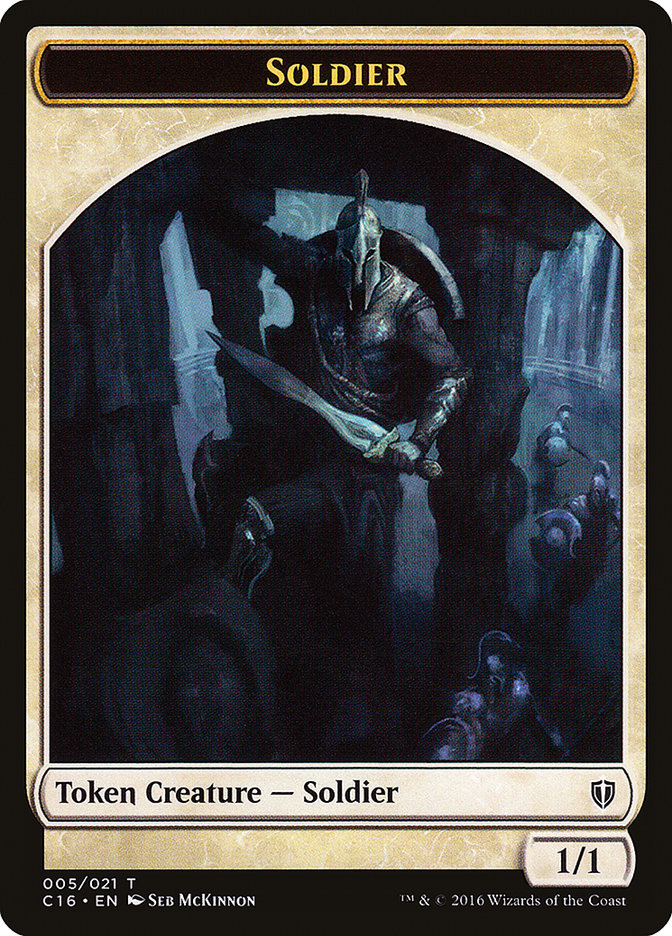 Soldier [Commander 2016 Tokens] | Exor Games Bridgewater