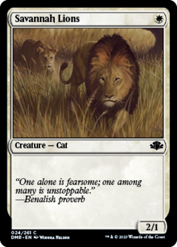 Savannah Lions [Dominaria Remastered] | Exor Games Bridgewater