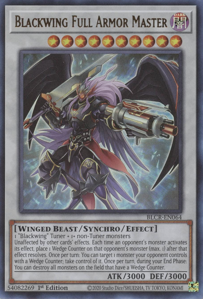 Blackwing Full Armor Master [BLCR-EN064] Ultra Rare | Exor Games Bridgewater