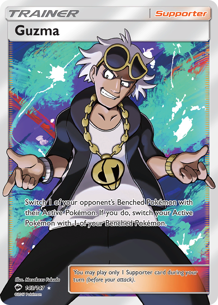 Guzma (143/147) [Sun & Moon: Burning Shadows] | Exor Games Bridgewater