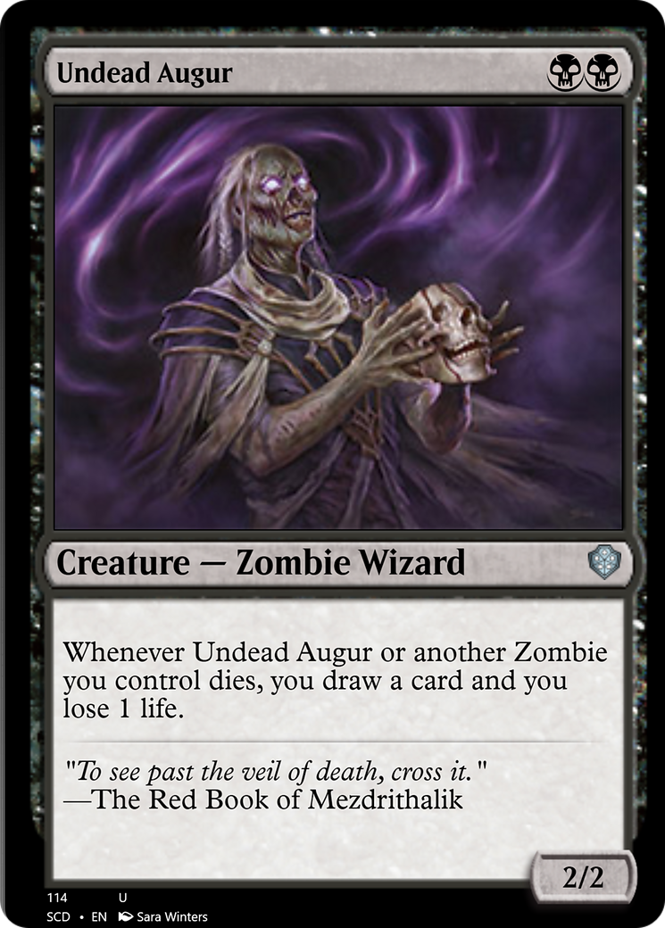 Undead Augur [Starter Commander Decks] | Exor Games Bridgewater