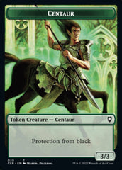 Horror // Centaur Double-sided Token [Commander Legends: Battle for Baldur's Gate Tokens] | Exor Games Bridgewater