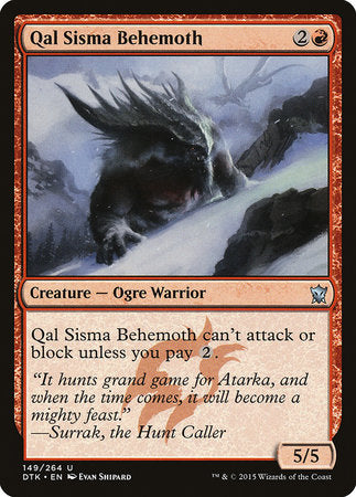 Qal Sisma Behemoth [Dragons of Tarkir] | Exor Games Bridgewater