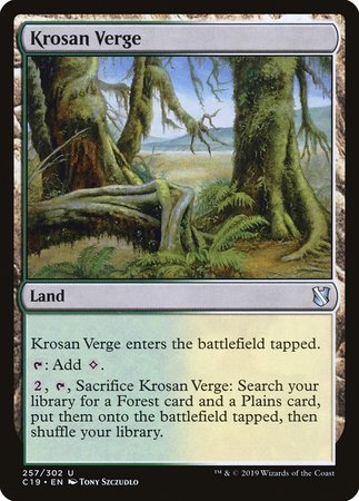 Krosan Verge [Commander 2019] | Exor Games Bridgewater