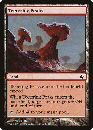 Teetering Peaks [Premium Deck Series: Fire and Lightning] | Exor Games Bridgewater