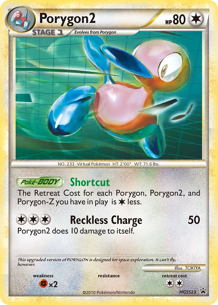 Porygon2 (HGSS23) [HeartGold & SoulSilver: Black Star Promos] | Exor Games Bridgewater