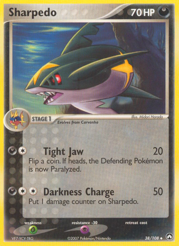 Sharpedo (38/108) [EX: Power Keepers] | Exor Games Bridgewater