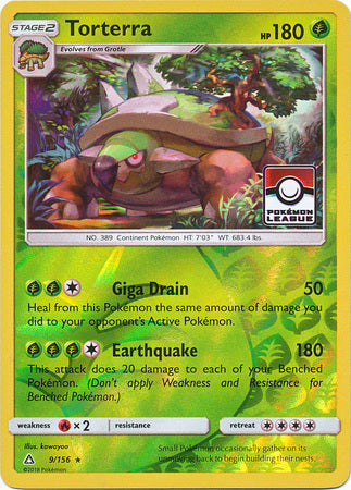 Torterra (9/156) (League Promo) [Sun & Moon: Ultra Prism] | Exor Games Bridgewater