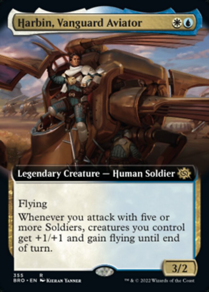 Harbin, Vanguard Aviator (Extended Art) [The Brothers' War] | Exor Games Bridgewater