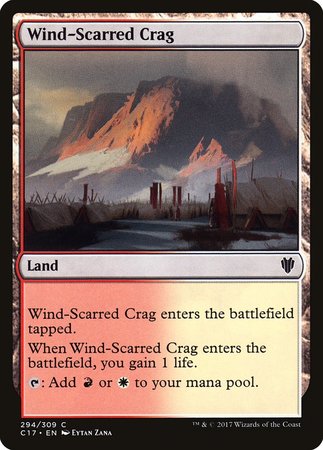 Wind-Scarred Crag [Commander 2017] | Exor Games Bridgewater