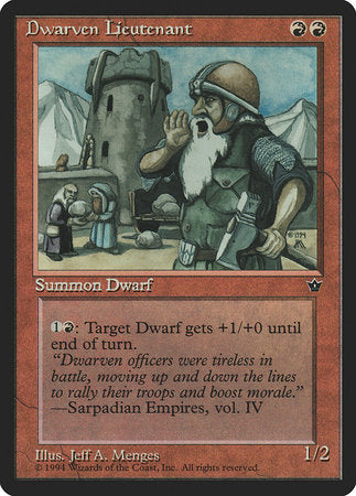 Dwarven Lieutenant [Fallen Empires] | Exor Games Bridgewater