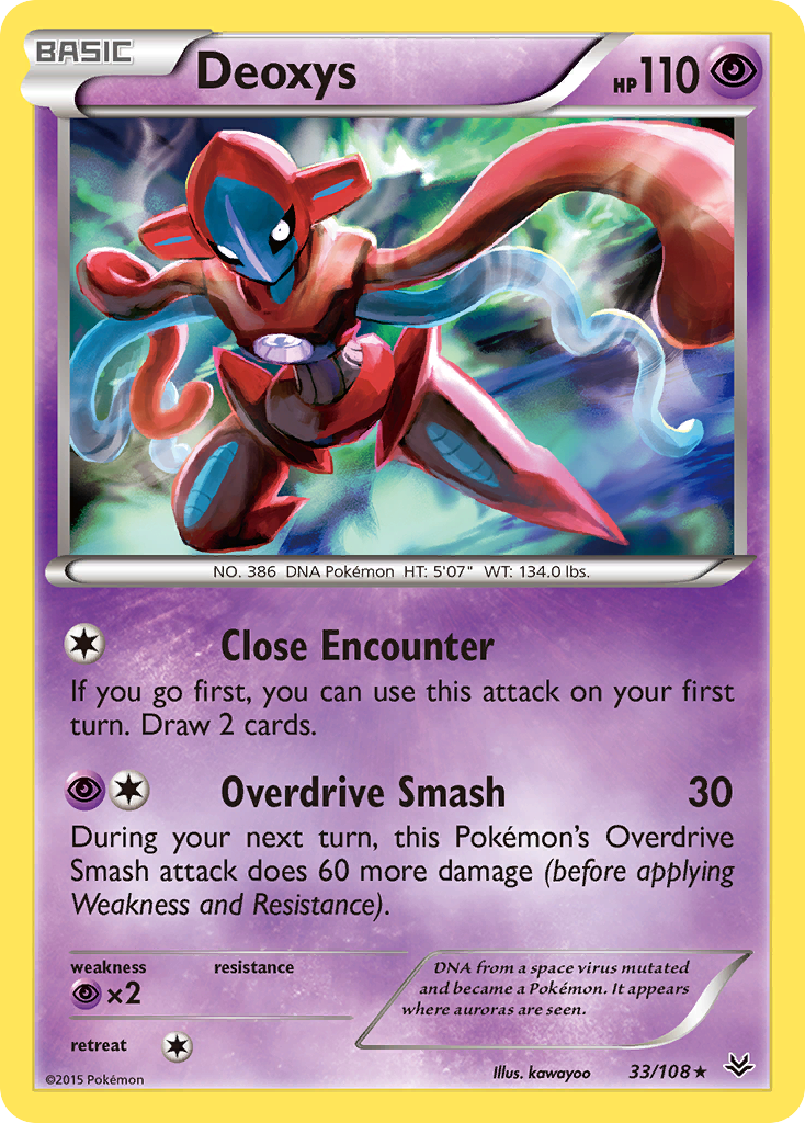 Deoxys (33/108) [XY: Roaring Skies] | Exor Games Bridgewater