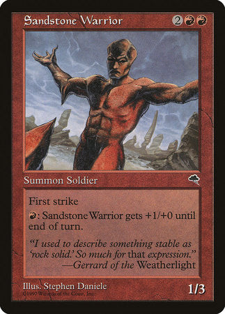 Sandstone Warrior [Tempest] | Exor Games Bridgewater