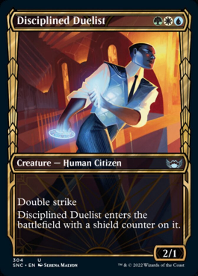 Disciplined Duelist (Showcase Golden Age) [Streets of New Capenna] | Exor Games Bridgewater