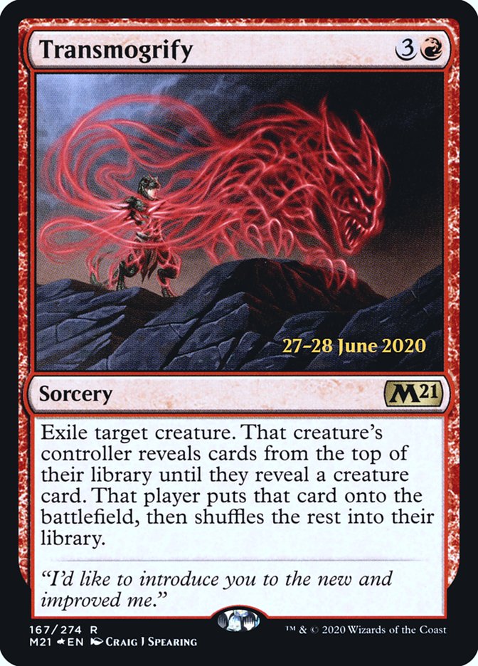 Transmogrify  [Core Set 2021 Prerelease Promos] | Exor Games Bridgewater