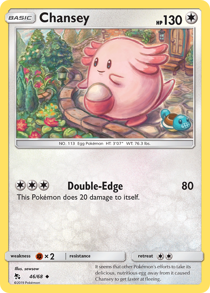 Chansey (46/68) [Sun & Moon: Hidden Fates] | Exor Games Bridgewater