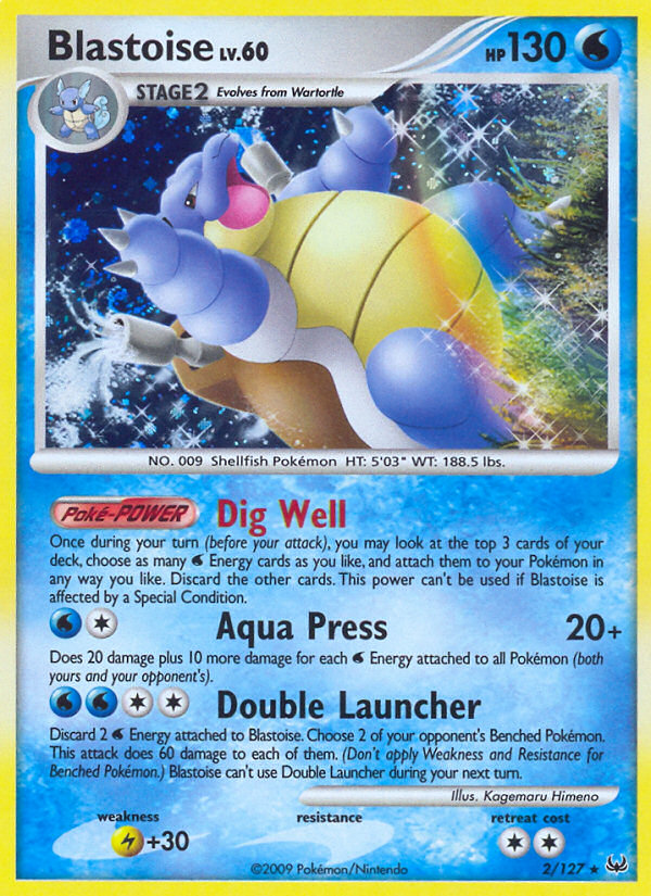 Blastoise (2/127) [Platinum: Base Set] | Exor Games Bridgewater