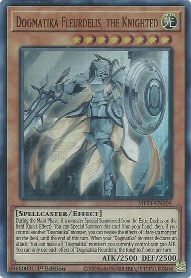 Dogmatika Fleurdelis, the Knighted [MP21-EN104] Ultra Rare | Exor Games Bridgewater