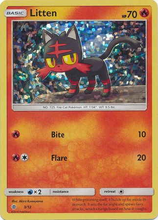 Litten (3/12) [McDonald's Promos: 2017 Collection] | Exor Games Bridgewater