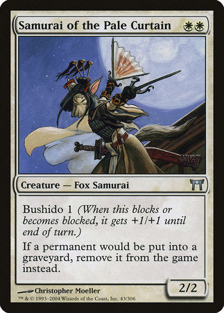 Samurai of the Pale Curtain [Champions of Kamigawa] | Exor Games Bridgewater