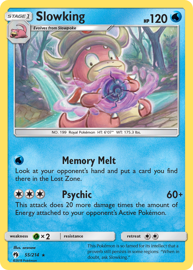 Slowking (55/214) [Sun & Moon: Lost Thunder] | Exor Games Bridgewater