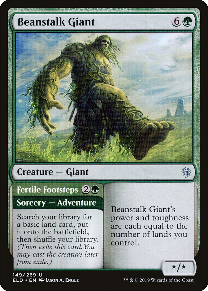 Beanstalk Giant // Fertile Footsteps [Throne of Eldraine] | Exor Games Bridgewater