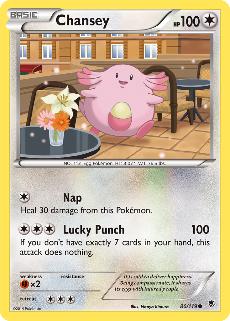 Chansey (80/119) [XY: Phantom Forces] | Exor Games Bridgewater