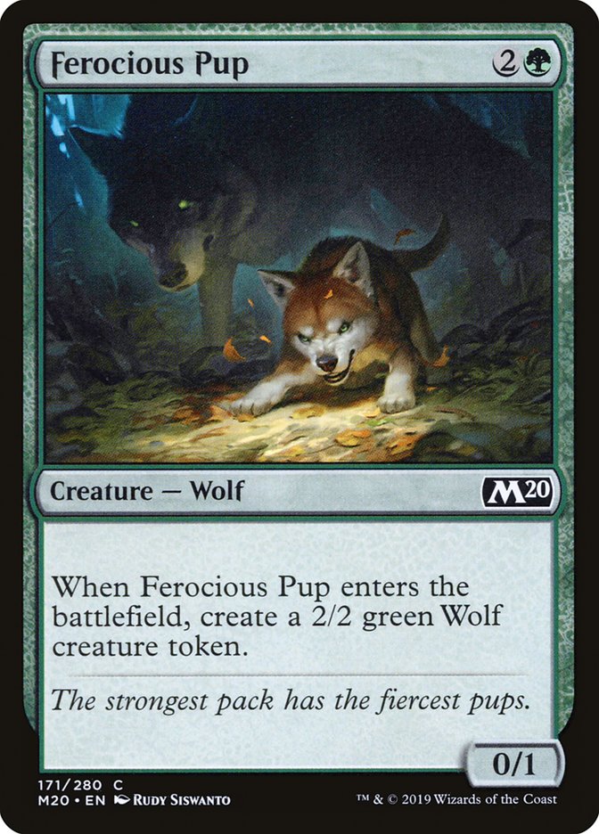 Ferocious Pup [Core Set 2020] | Exor Games Bridgewater