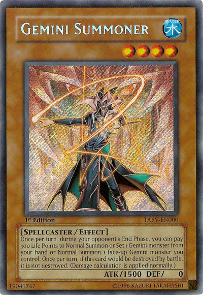 Gemini Summoner [TAEV-EN000] Secret Rare | Exor Games Bridgewater