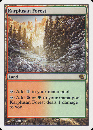 Karplusan Forest [Ninth Edition] | Exor Games Bridgewater