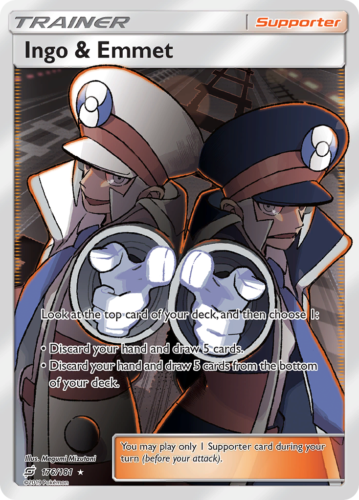 Ingo & Emmet (176/181) [Sun & Moon: Team Up] | Exor Games Bridgewater