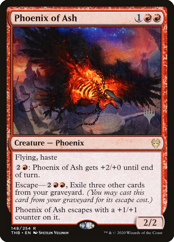 Phoenix of Ash (Promo Pack) [Theros Beyond Death Promos] | Exor Games Bridgewater