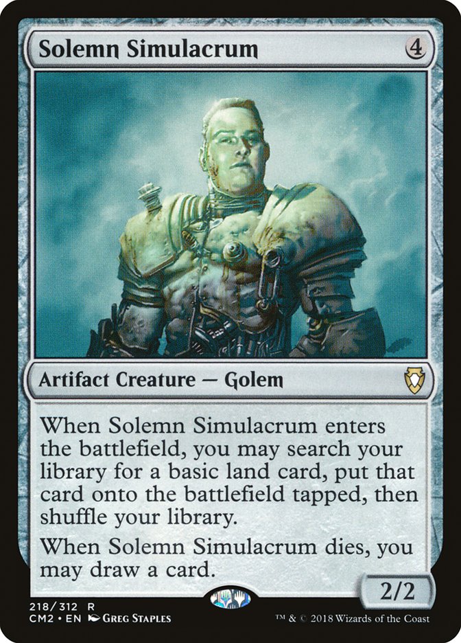 Solemn Simulacrum (218/312) [Commander Anthology Volume II] | Exor Games Bridgewater